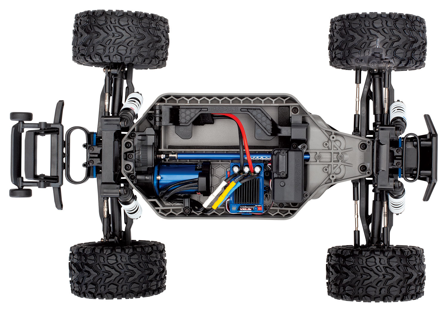 Traxxas Rustler 4X4 VXL Brushless RTR 1/10 4WD Stadium Truck (Green) w/TQi 2.4GHz Radio & TSM - RACERC