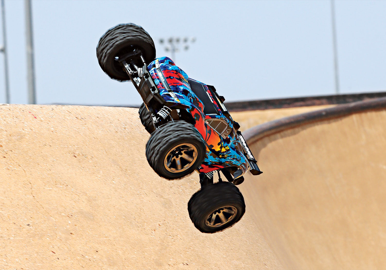 Traxxas Rustler 4X4 VXL Brushless RTR 1/10 4WD Stadium Truck (Red) w/TQi 2.4GHz Radio & TSM - RACERC