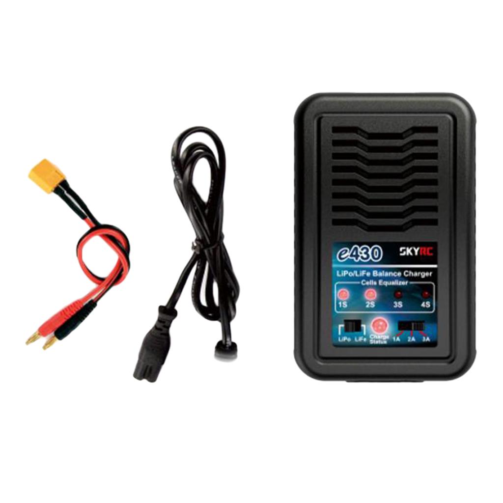 SkyRC E430 Lipo Charger AC 3A 30W 2-4s - RACERC