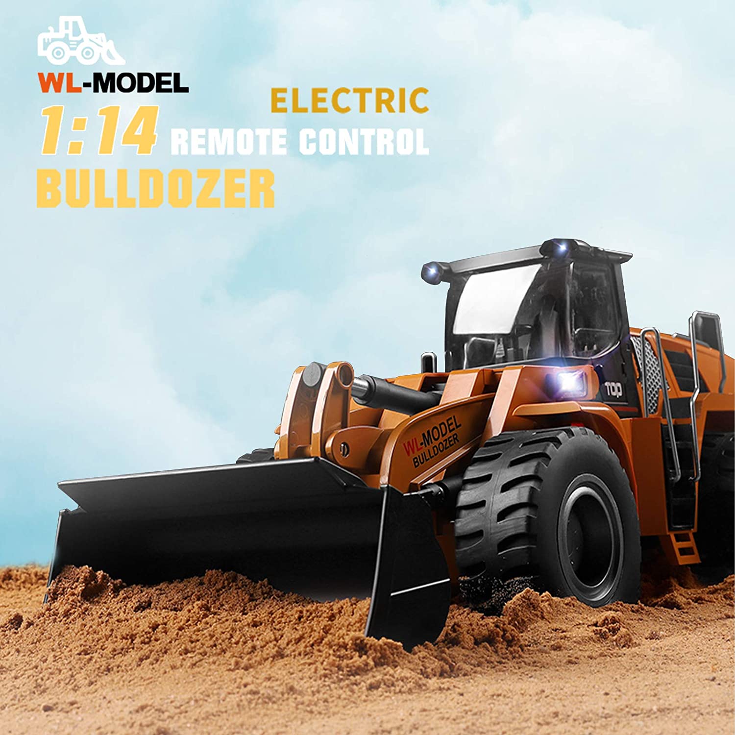 Wltoys 14800 1/14 2.4G Electric Remote Control Full Metallic Bulldozer