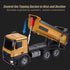 Huina 1573 RTR 2.4GHz 10 Channel 1:14 Remote Control RC Truck Dump Self-discharging Metal Auto