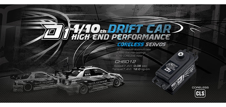 SRT CH6012 1/10 Scale On-road HV Drift Servo - RACERC