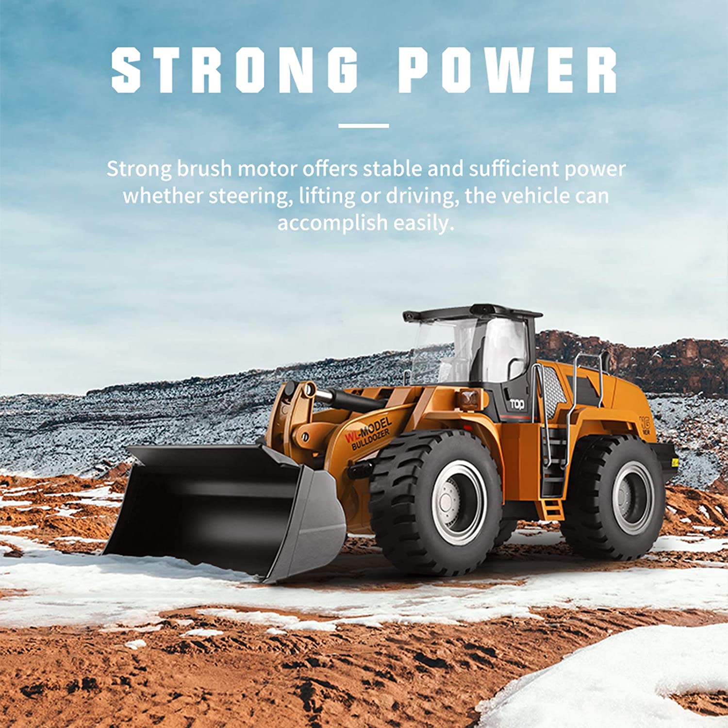 Wltoys 14800 1/14 2.4G Electric Remote Control Full Metallic Bulldozer