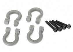 Traxxas TRX-4 Bumper D-Rings (Grey) (4)