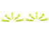 small body clip 1/10 - fluorescent yellow (10) AM-103102 - RACERC