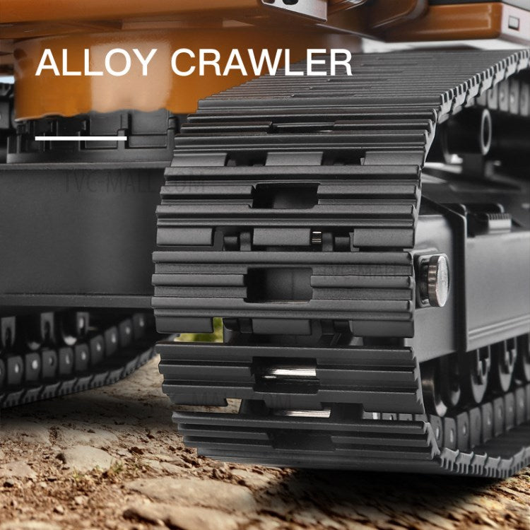 WLTOYS 16800 Alloy 1:16 2.4G RC Excavator Simulation Digger with LED Light Smoke