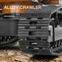 WLTOYS 16800 Alloy 1:16 2.4G RC Excavator Simulation Digger with LED Light Smoke