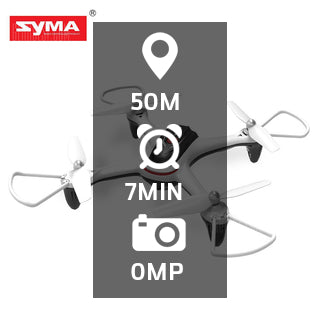 Syma X15 RC Drone 2.4GHz 4CH 6-Axis Gyro Quadcopter with Altitude Hold, 3D Flips, Headless Mode, One Key to Return and LED Lights Perfect for Beginners Kids Adults - RACERC