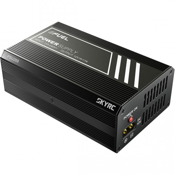 SKYRC POWER SUPPLY 200W PSU 12 VOLT 17 AMP 110-240V XT60 OUTPUT - RACERC