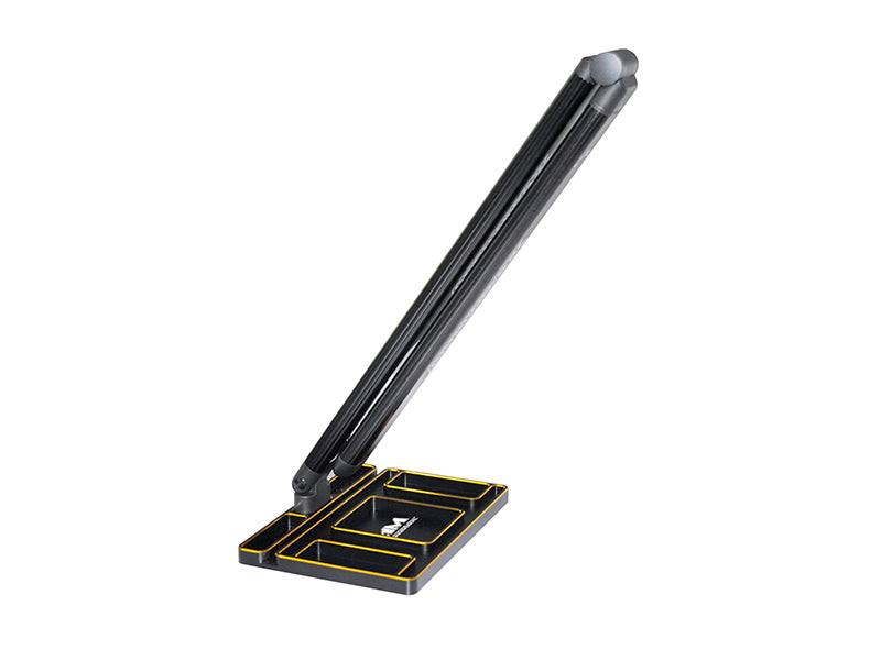 Arrowmax Alu Tray with LED Pit Lamp for Set-Up System Black Golden - RACERC