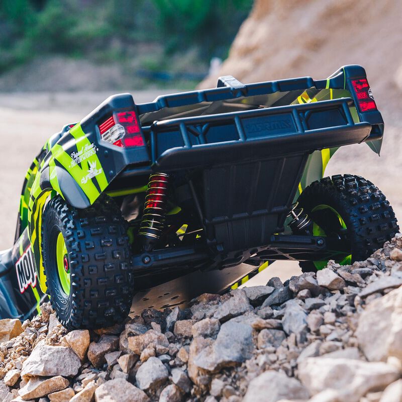 ARRMA Mojave 6S BLX 1/7 4WD RTR V2 Desert Truck (Black/Green) με Spektrum SLT3