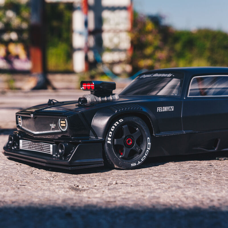 Arrma Felony 6S BLX Brushless 1/7 RTR Electric 4WD Street Bash Muscle Car (Black) w/DX3 2.4GHz Radio, Smart ESC & AVC
