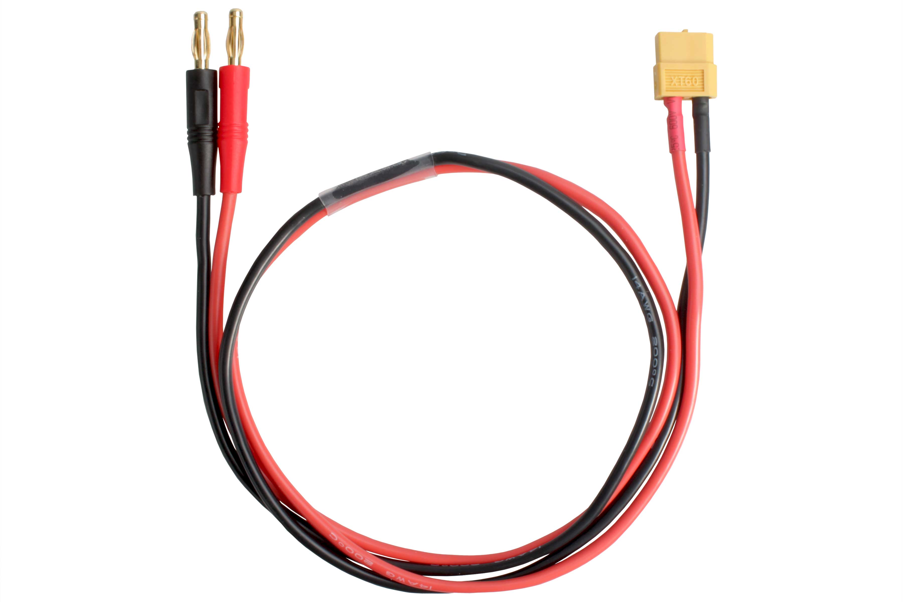 Adaptor • YUKI MODEL • XT60 socket <=> Ø4,0mm banana plug - RACERC