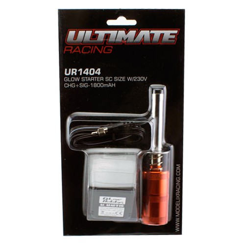 GLOW STARTER SC SIZE W/230V CHG+SIG-1800mAH - RACERC