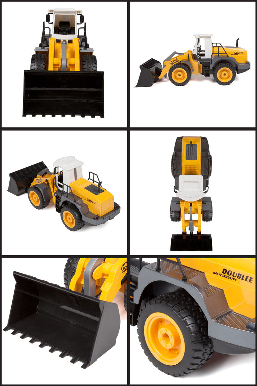 Wheeled Front-End Heavy Loader 1:20 RTR Electric RC Construction Vehicle - RACERC