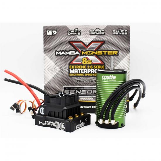 Castle Creations Mamba Monster X 8S ESC Combo With 1717 1650Kv Motor