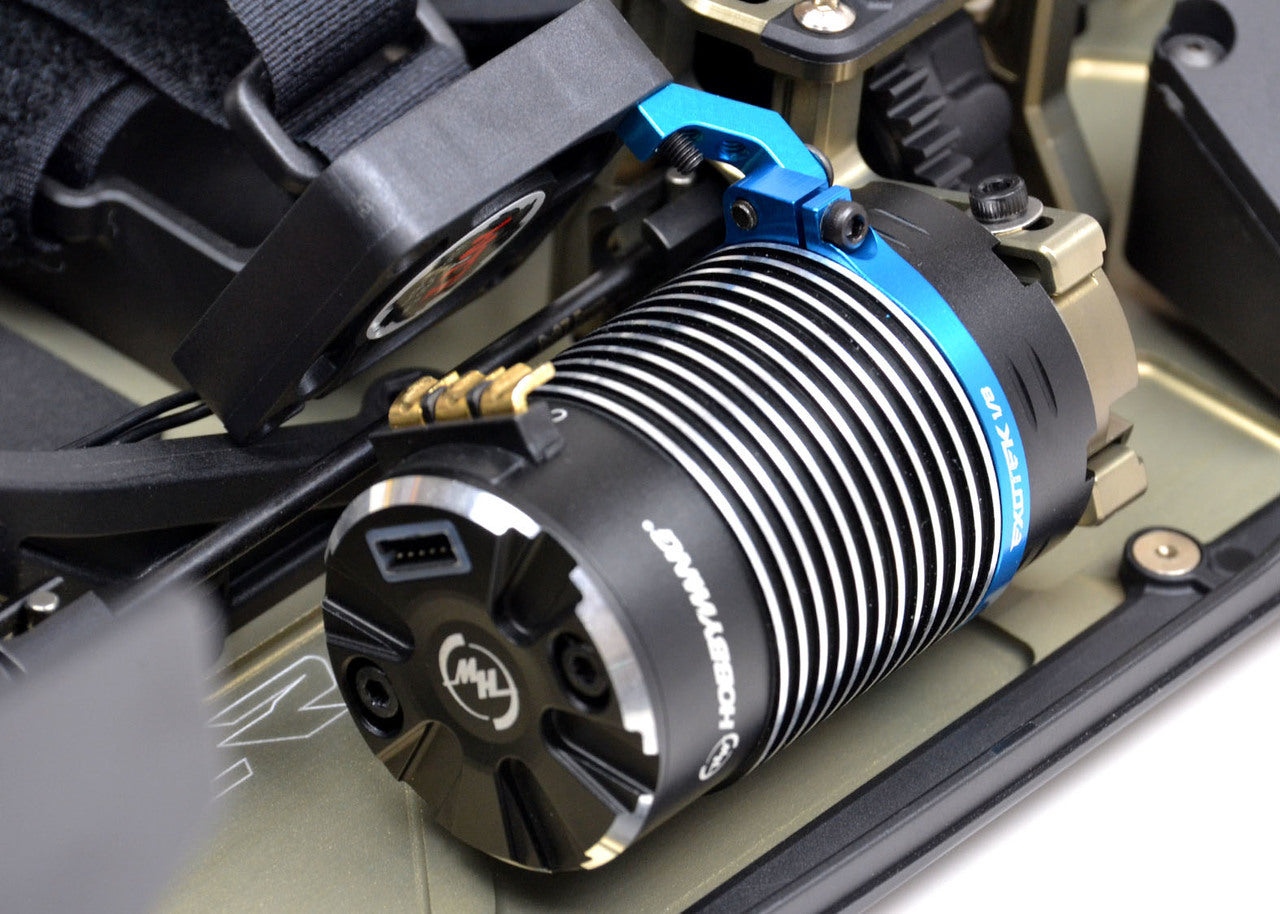 1/8 EXO FAN MOUNT- CLAMP ON SET, for 1/8 e-buggies - RACERC