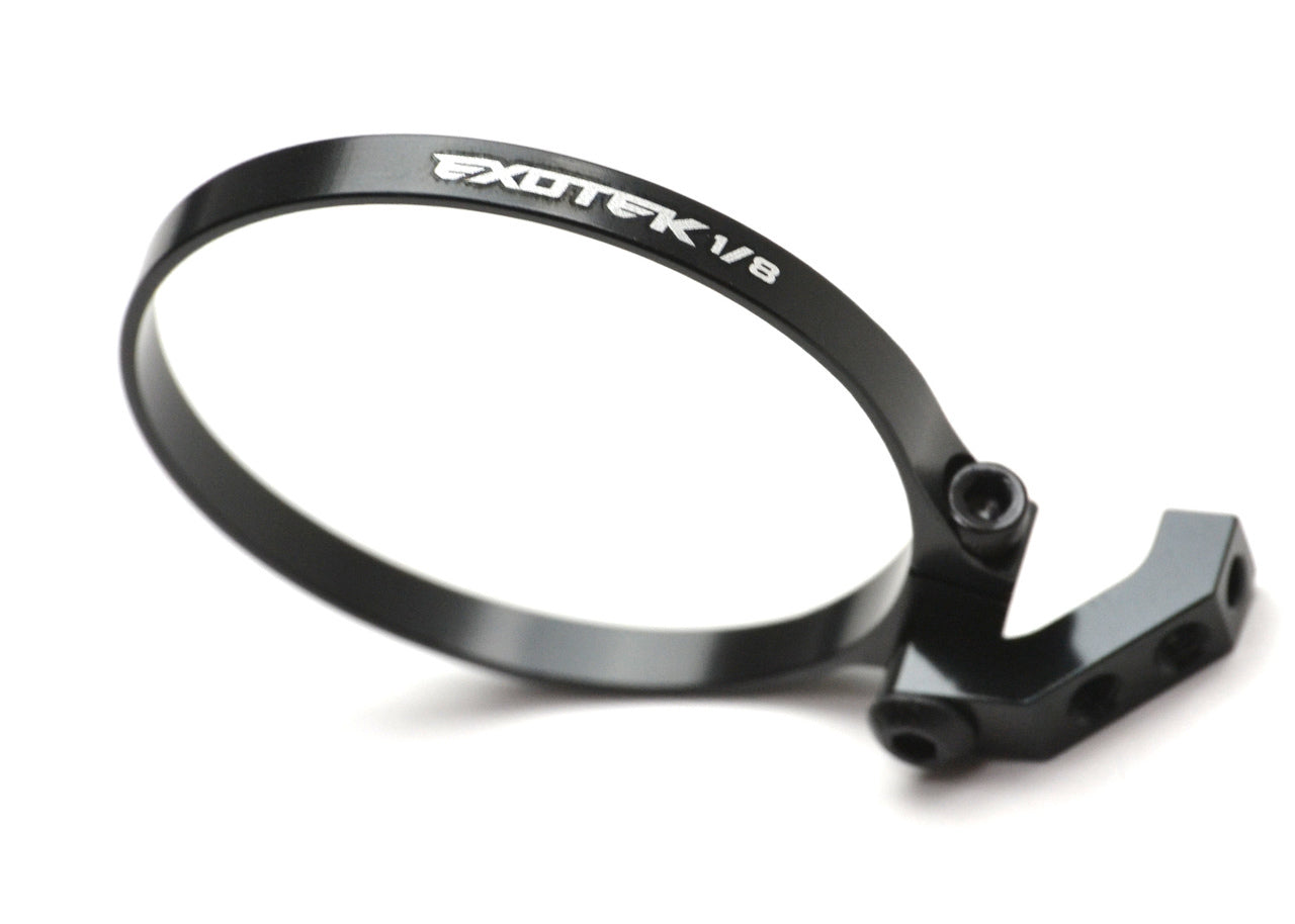 1/8 EXO FAN MOUNT- CLAMP ON SET, for 1/8 e-buggies - RACERC