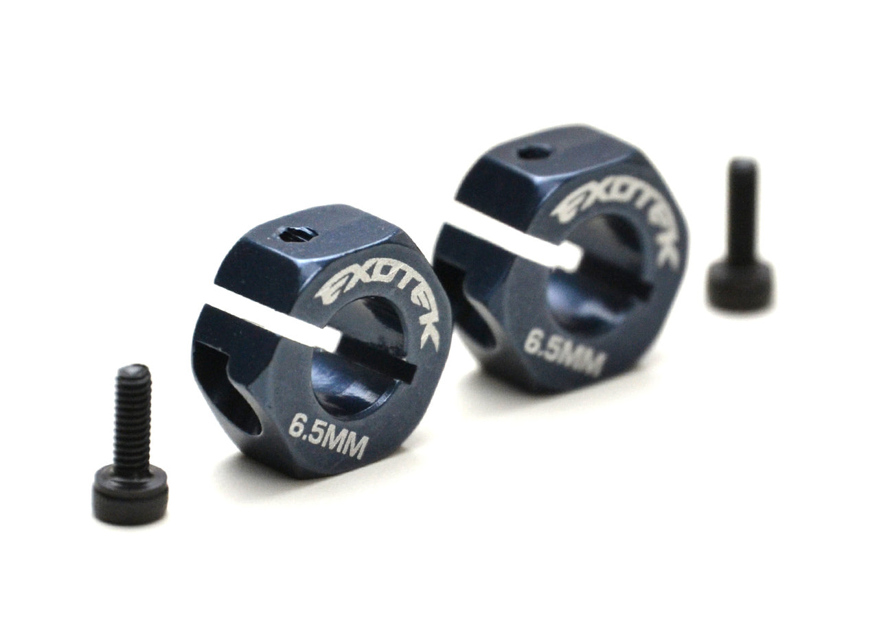 EB410 HEX SET, 7075 6.5MM WIDE, 1 pair +2mm - RACERC