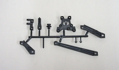 Mugen Seiki MBX8 Body Mount & Front Upper Plate Set - RACERC