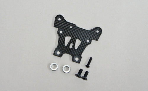Mugen Seiki MBX8 Graphite Front Upper Steering Plate - RACERC