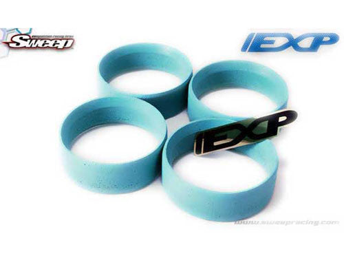 Sweep EXP Mold tire Inserts Aqua (Medium) 4pcs - RACERC