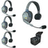 Eartec UltraLITE UL4S HD Kit - 4x Single Ear Headphones, case, charger