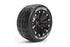 Louise 1:10 ST-Rocket 2.8 inch Truck Tire Mounted on Black Rim - 0 Offset (2) LT3208B