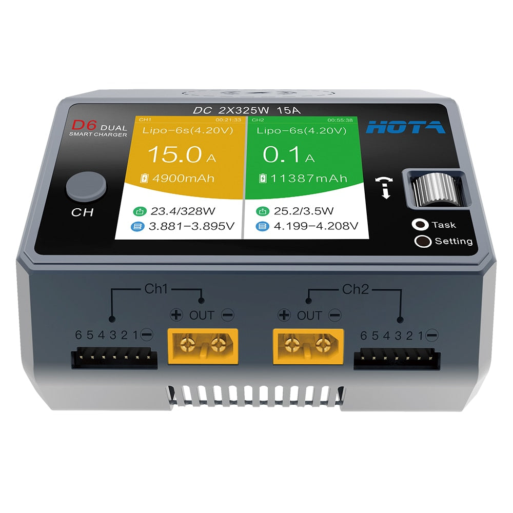 HOTA-D6-Dual-Channel-Smart-Charger-2-DC325W-15A - RACERC
