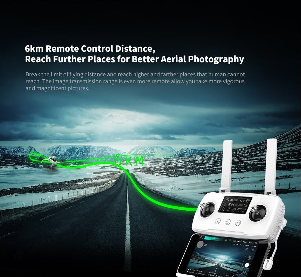 Hubsan Zino 2 Folding Drone 4k FPV