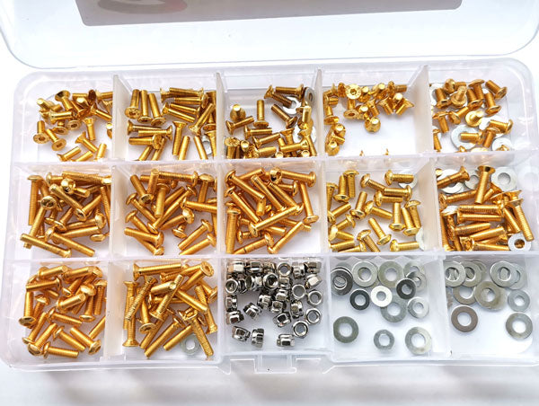 Stainless Steel Screw Set Box for RC CAR total 330pcs
