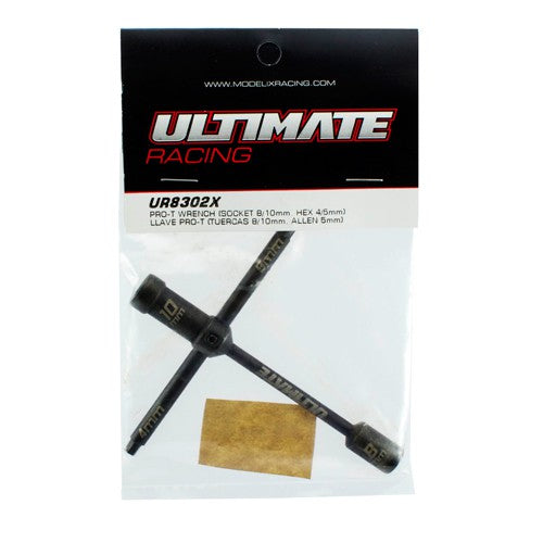 Ultimate Racing Pro-T Glow Plug Wrench 8/10mm & 5mm Hex – Πολυεργαλείο Nitro Racing