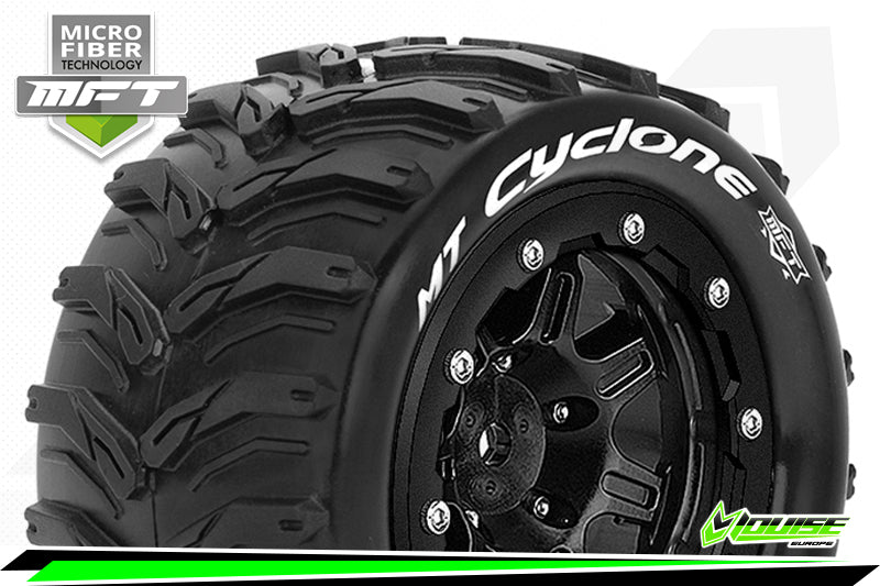 Louise RC MT-Cyclone 3.8 για Traxxas Maxx – Ελαστικά με Bead-Lock Ζάντες 17mm Hex 1/2 Offset (2τμχ)