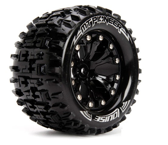 Louise Tire & Wheel MT-PIONEER 2.8" - 0-Offset - Black (2) LT3202B