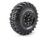 Louise Tire & Wheel CR-CHAMP 2.2" - Black Spoke Rim / Mounted (2) LT3236VB