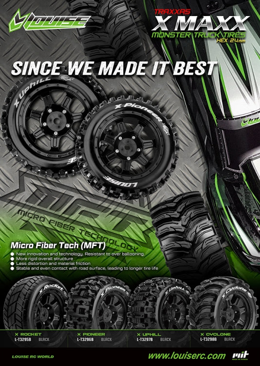 Louise Tires & Wheels X-CYCLONE X-Maxx (MFT) (2) LT3298B