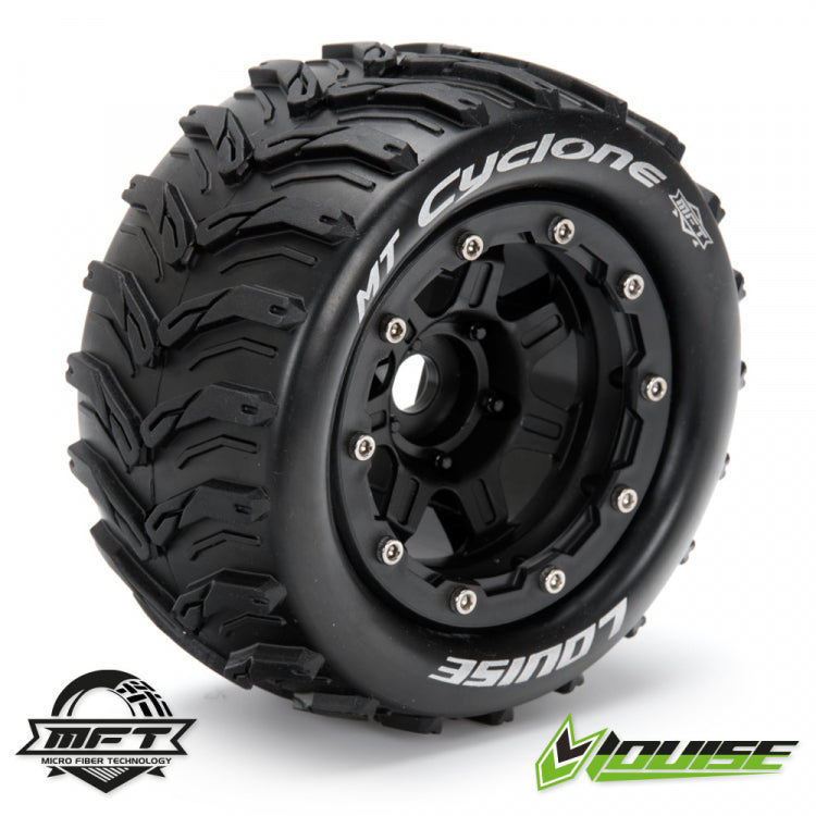 Louise RC MT-Cyclone 3.8 για Traxxas Maxx – Ελαστικά με Bead-Lock Ζάντες 17mm Hex 1/2 Offset (2τμχ)
