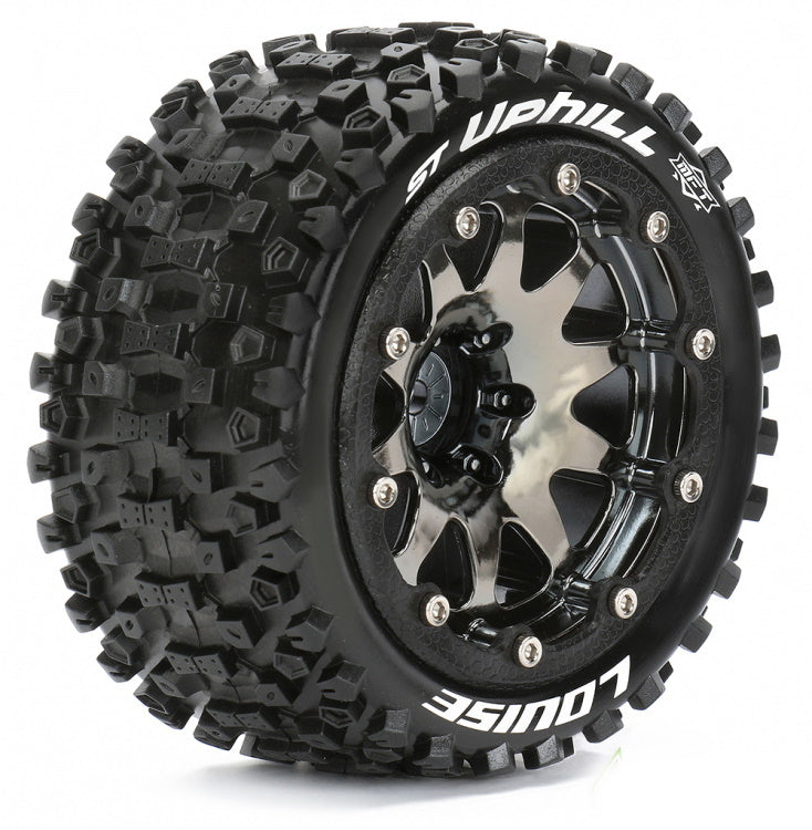 Louise RC ST-UPHILL 3.2" Black-Chrome MFT 0-Offset - (2) LT3313SBC
