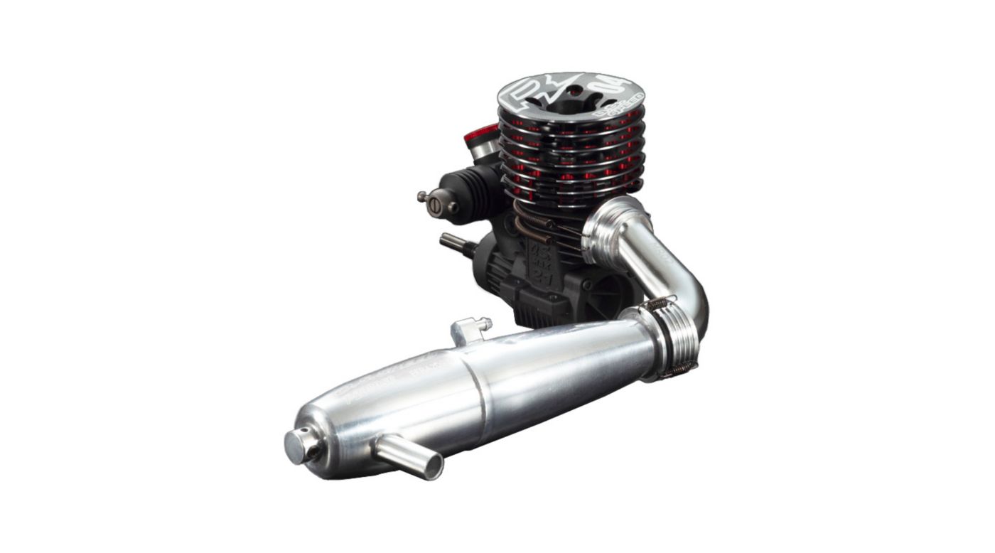 O.S. Speed R2104 w/T-2080SC II Silencer Set