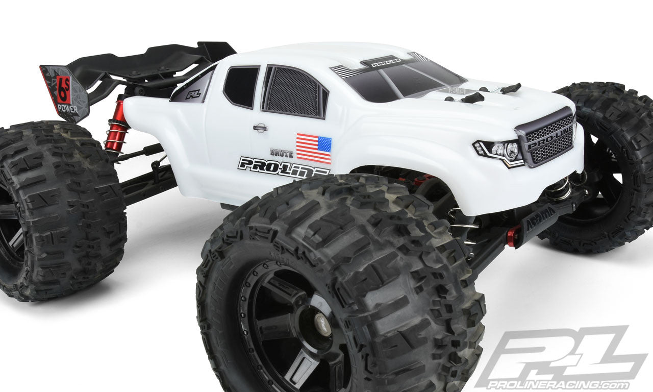 ProLine Pre-Cut Brute Bash Armor Body (White) for Arrma Kraton 3521-15