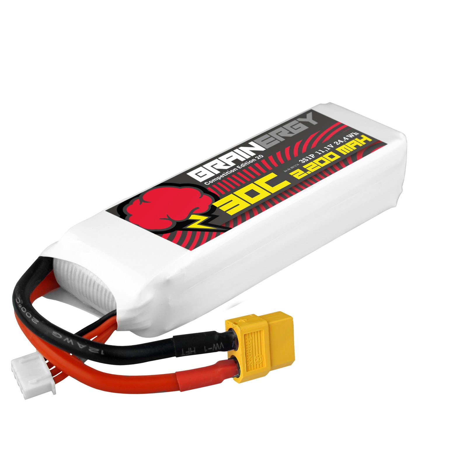 BRAINERGY LiPo Akku 3s1p 11,1V 2200 mAh 30C XT60