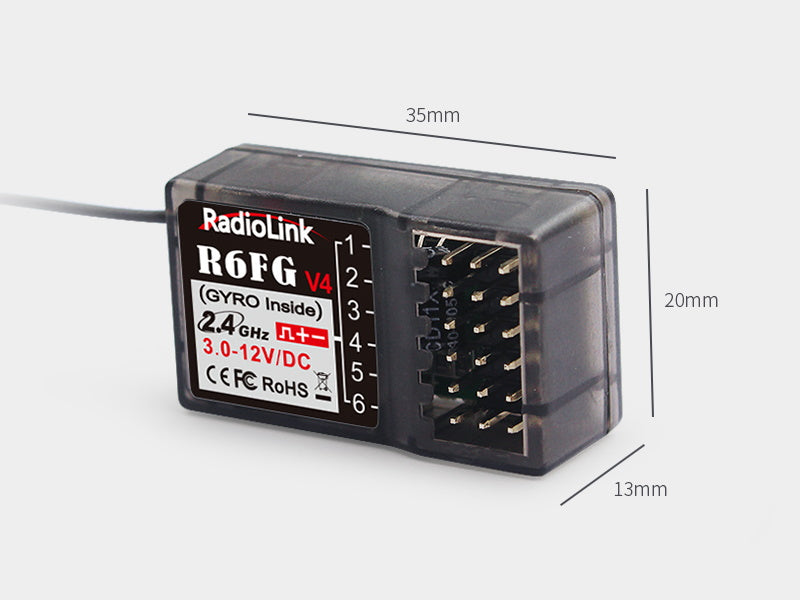 Radiolink R6FG v4 Receiver (Gyro incl.) R6FG
