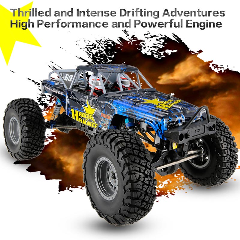 RGT ROCK HAMMER 4X4 RTR 1:10 WATERPROOF BLUE