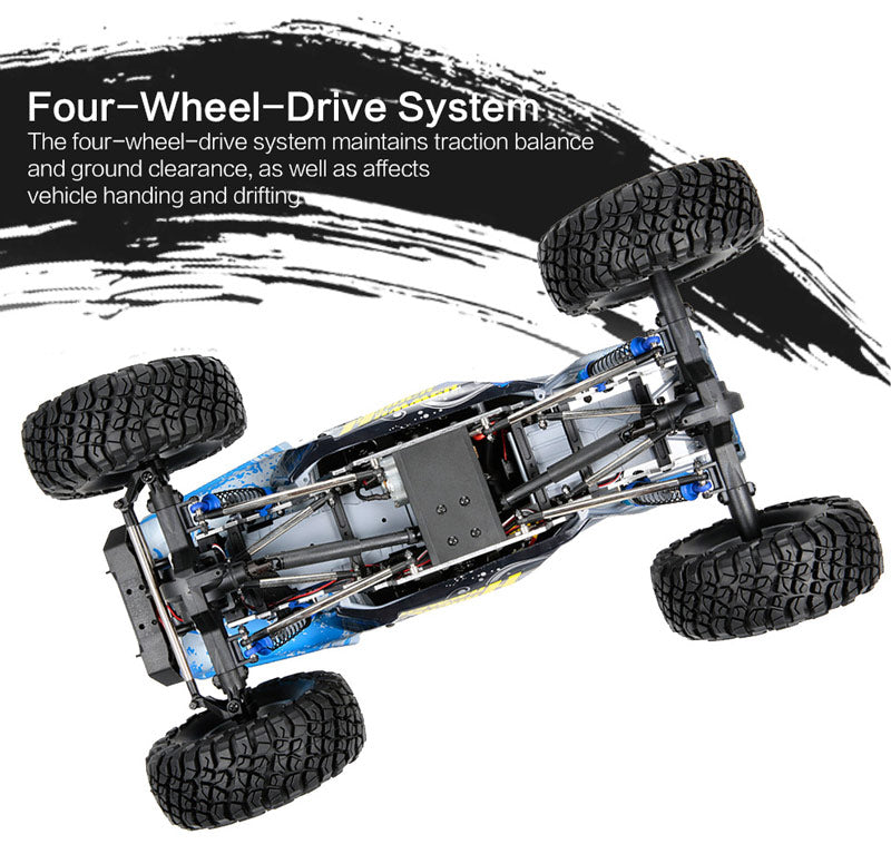 RGT ROCK HAMMER 4X4 RTR 1:10 WATERPROOF BLUE