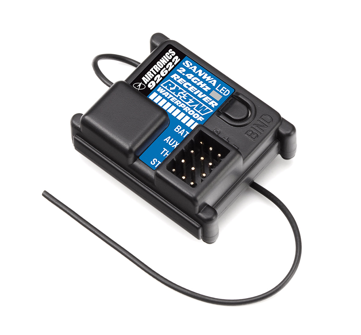 SANWA RX-37W Channel FHSS-2 2.4Ghz Receiver RX37W Waterproof - RACERC