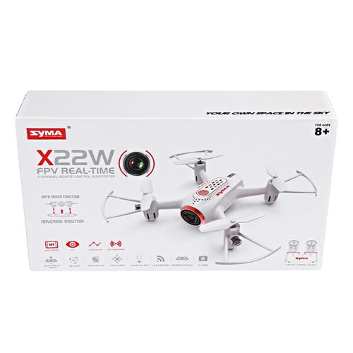 SYMA X22W WIFI FPV RC Quadcopter With HD Camera Altitude Hold Mode RTF - RACERC