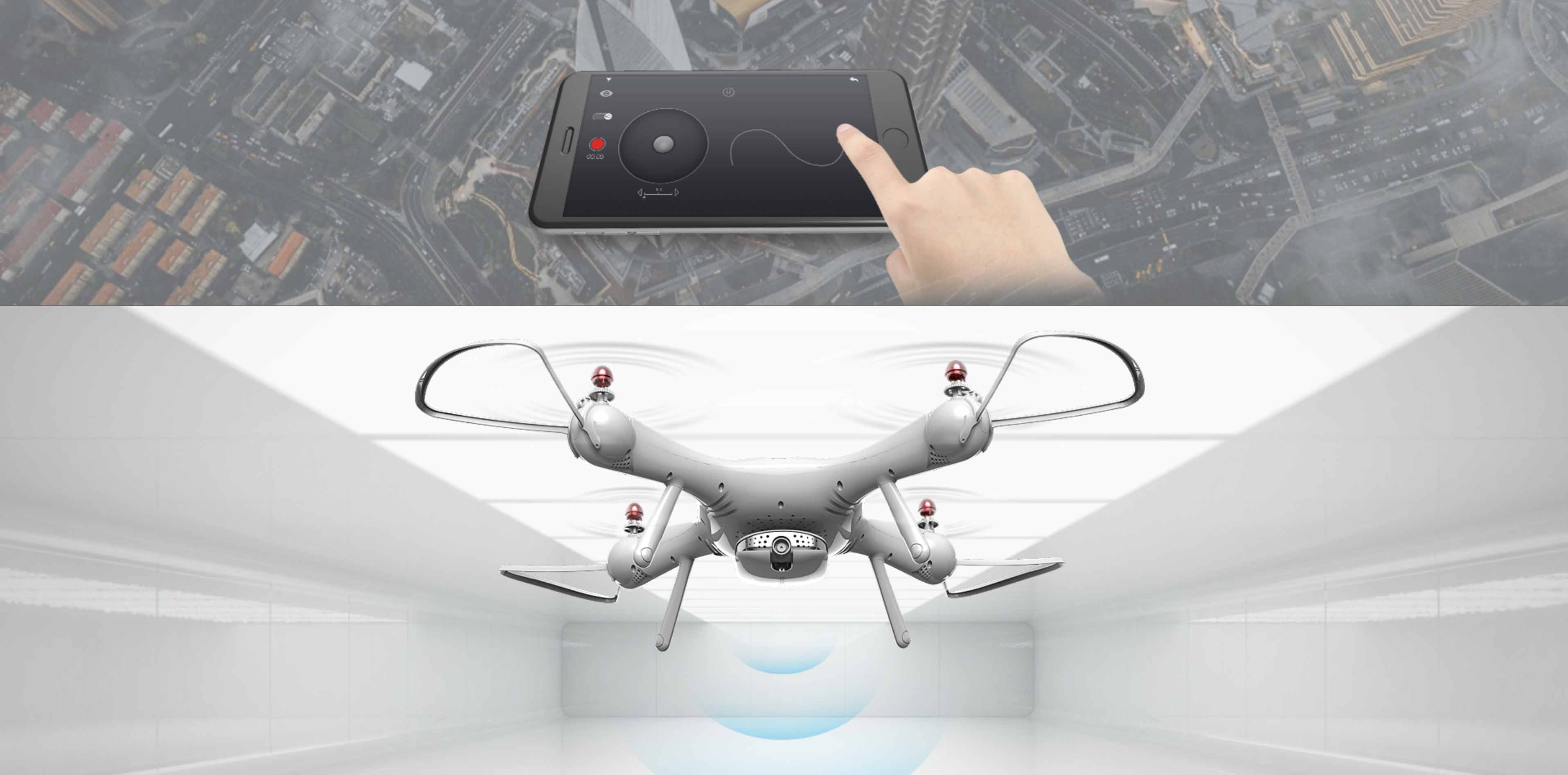 Syma X25 Pro drone with Dual GPS and intelligent flight modes - RACERC