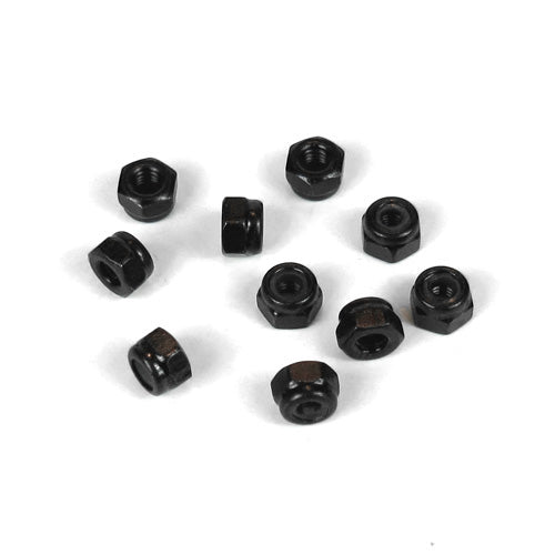 TKR1201 – M3 Locknuts (black, 10pcs) - RACERC