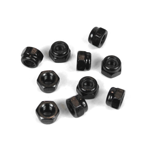 TKR1202 – M4 Locknuts (black, 10pcs) - RACERC