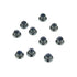 TKR1211 – M3 Locknuts (flanged, black, 10pcs) - RACERC